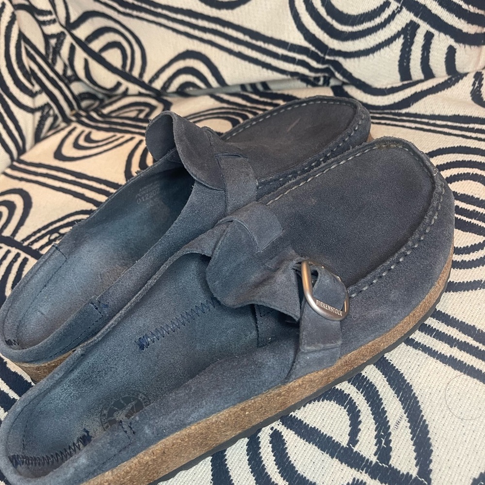 Buckley Birkenstock Navy Clogs - 40 - Picture 8 of 16